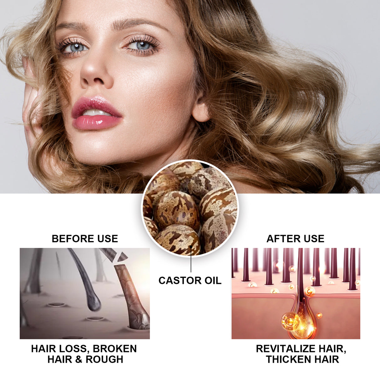 HOEGOA Hair Growth Serum, Dense Hair Repair Dry And Irritated Hair Moisturizing Hair Dense Hair Care Essential Oil - V.I.P Digital Presence