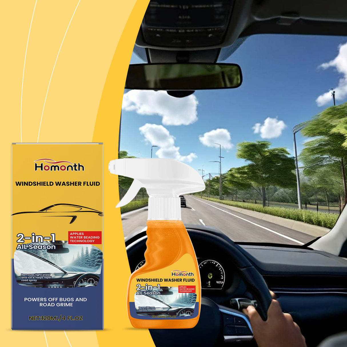 Windshield Cleaner Car Windshield Cleaner Window Decontamination Rain-Proof Cleaner - V.I.P Digital Presence