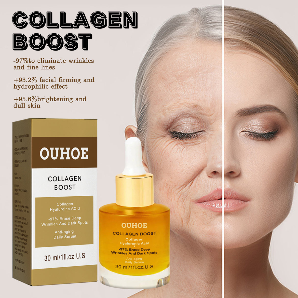 Collagen Facial Essence Moisturizes And Firming Facial Skin, Reduces Fine Lines, Hydrates And Moisturizes Tender Skin Essence - V.I.P Digital Presence