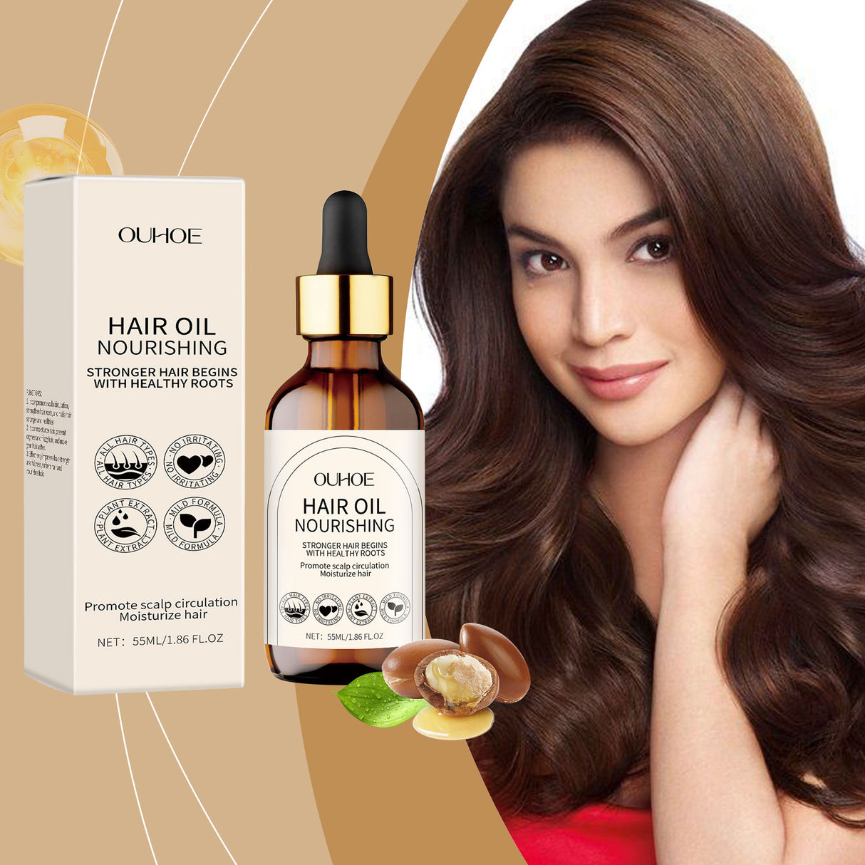 Hair Care Essential Oil Nourishes And Moisturizes Hair Care Supple Essence Improves Dry And Knotted Hair Care Essential Oil - V.I.P Digital Presence