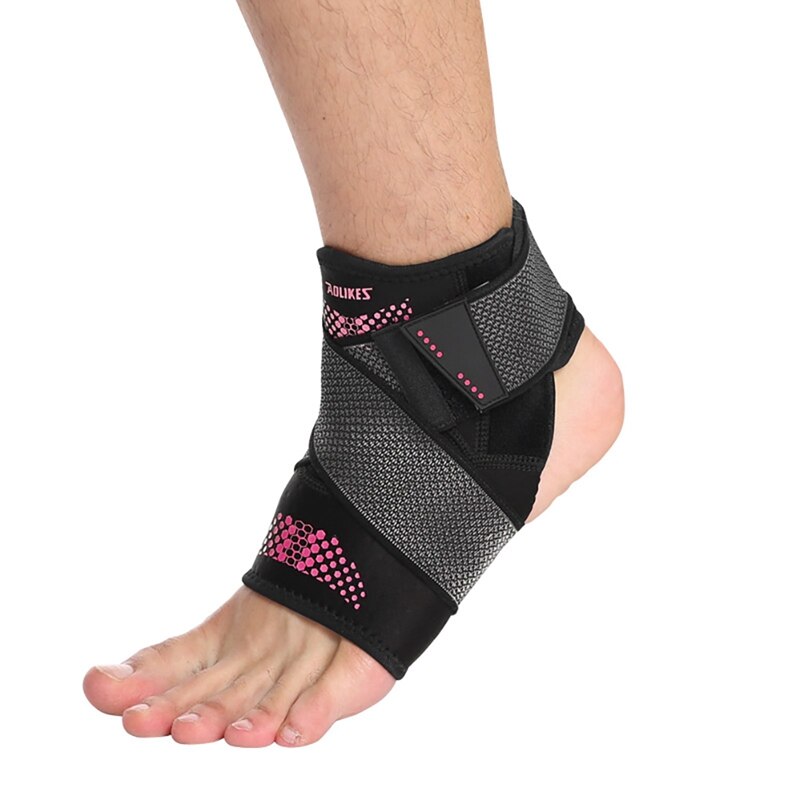 1pc Sport Ankle Brace Protector Adjustable Anti-sprain Compression Feet Support Wrap Bandage Protection With Strap - V.I.P Digital Presence