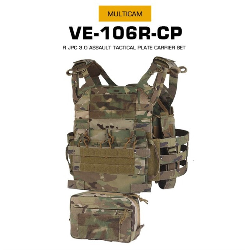 R Series JPC 3.0 Assault Tactical Set, Quick-Release, for Airsoft & Hunting, with Pouch. - V.I.P Digital Presence