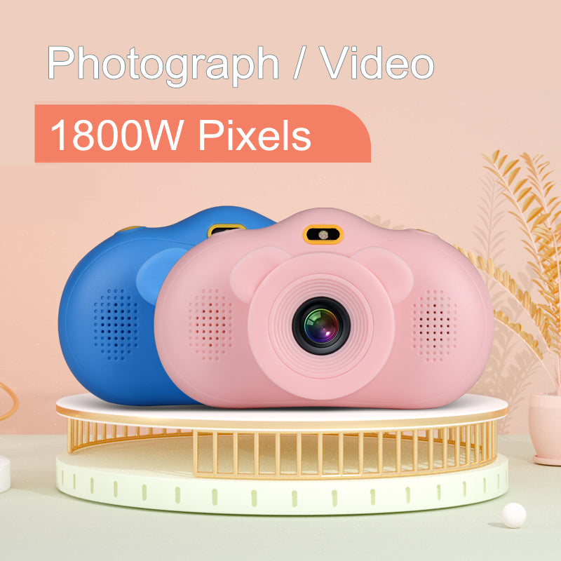 Cámara digital para niños con pantalla 2.0 y flash, juguete de regalo para niños, grabadora de vídeo
