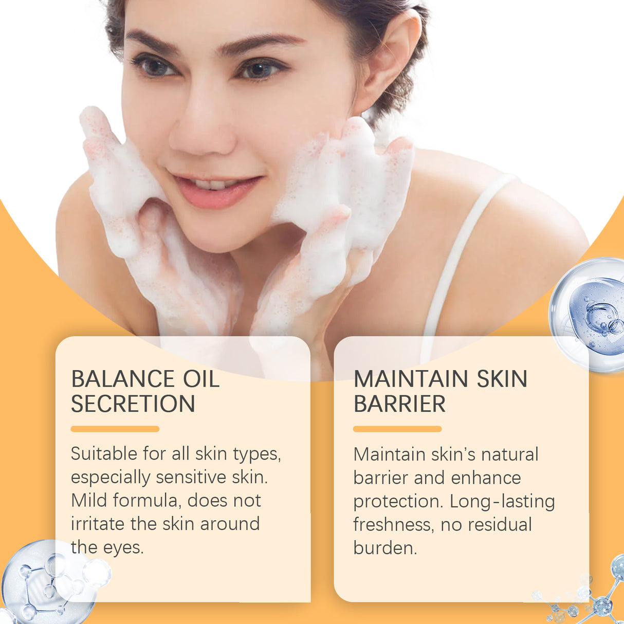 Balanced Oil Cleanser Gently Cleanses Face Skin With A Refreshing And Balanced Oil Cleanser