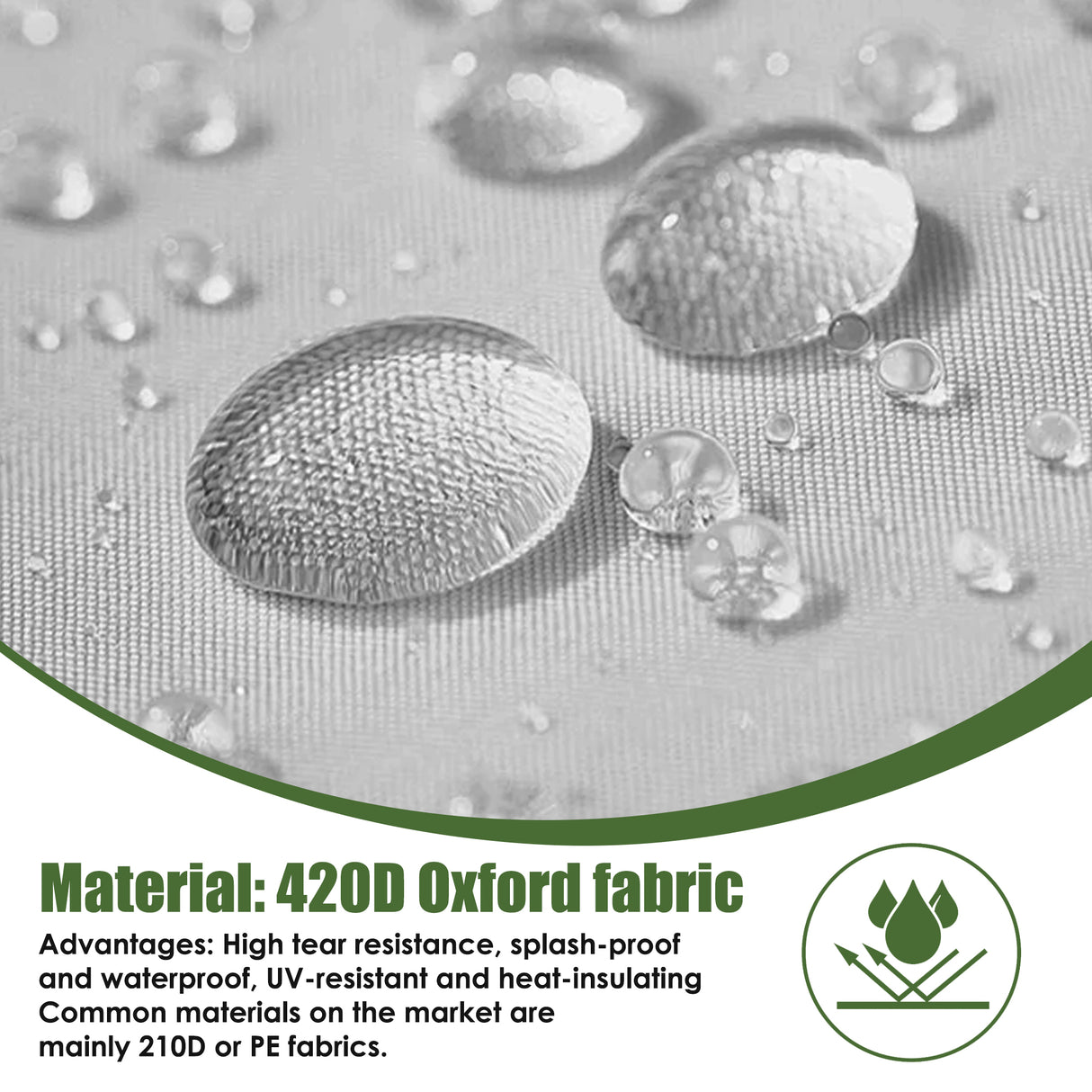 Metal chicken cage, three support steel wire impregnated mesh cage, Oxford cloth silver plated waterproof and UV resistant - V.I.P Digital Presence