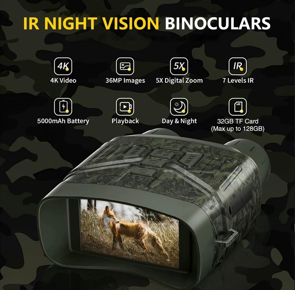 NightScope 4K Binoculars