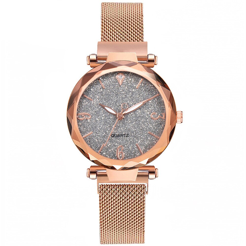 Rose Gold Women Watch Top Brand Luxury Magnetic Starry Sky Lady Wrist Watch Mesh Female Clock For Dropship relogio feminino - V.I.P Digital Presence