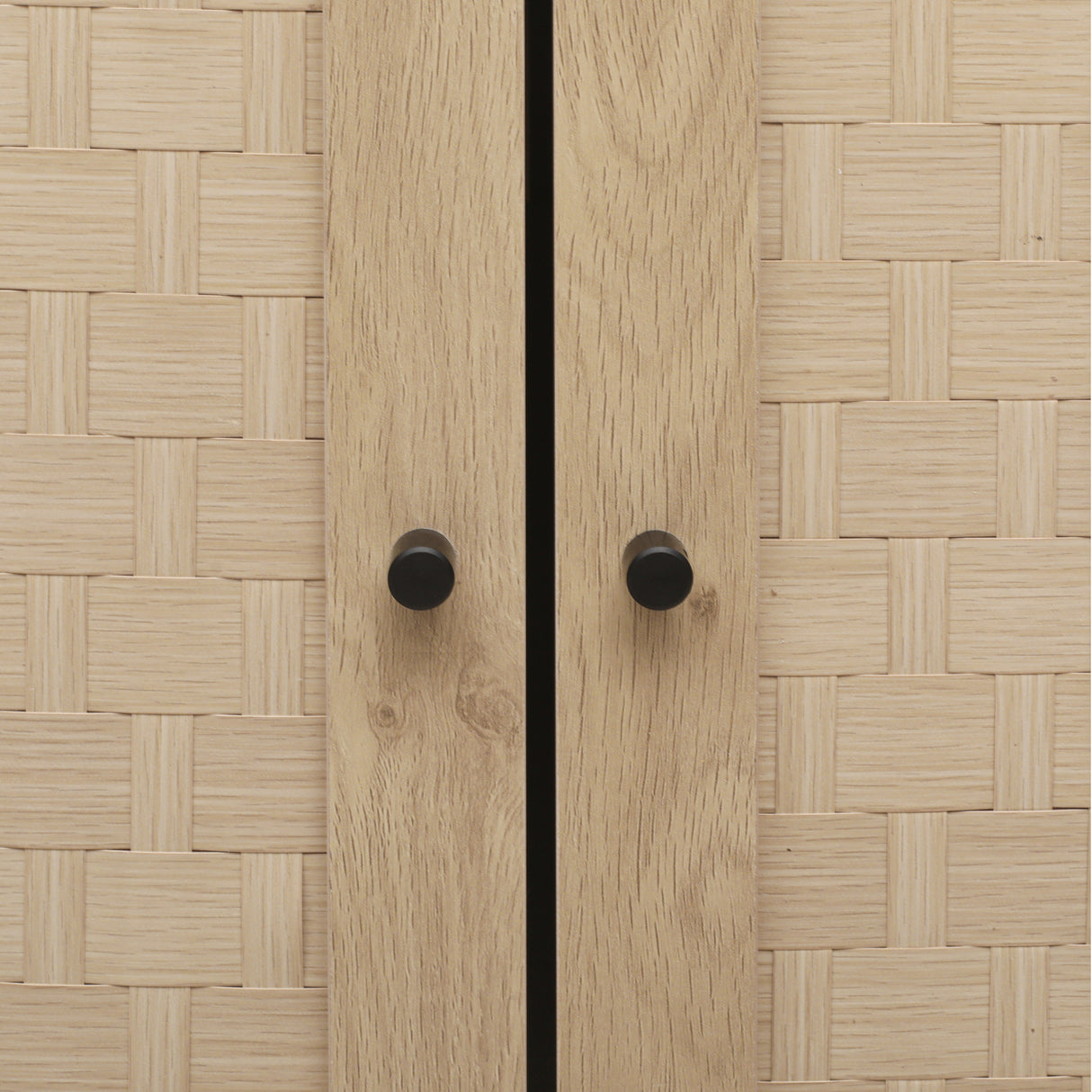 4 Door Accent Cabinet Sideboard Buffet Storage Cabinet with Adjustable Shelf for Entryway Living Room Bedroom - V.I.P Digital Presence