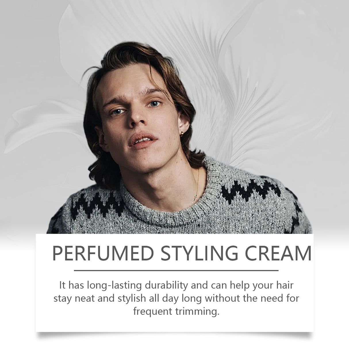Men's Fragrance Styling Cream Refreshing Styling Lasting Three-Dimensional Styling Non-Greasy Hair Cream - V.I.P Digital Presence