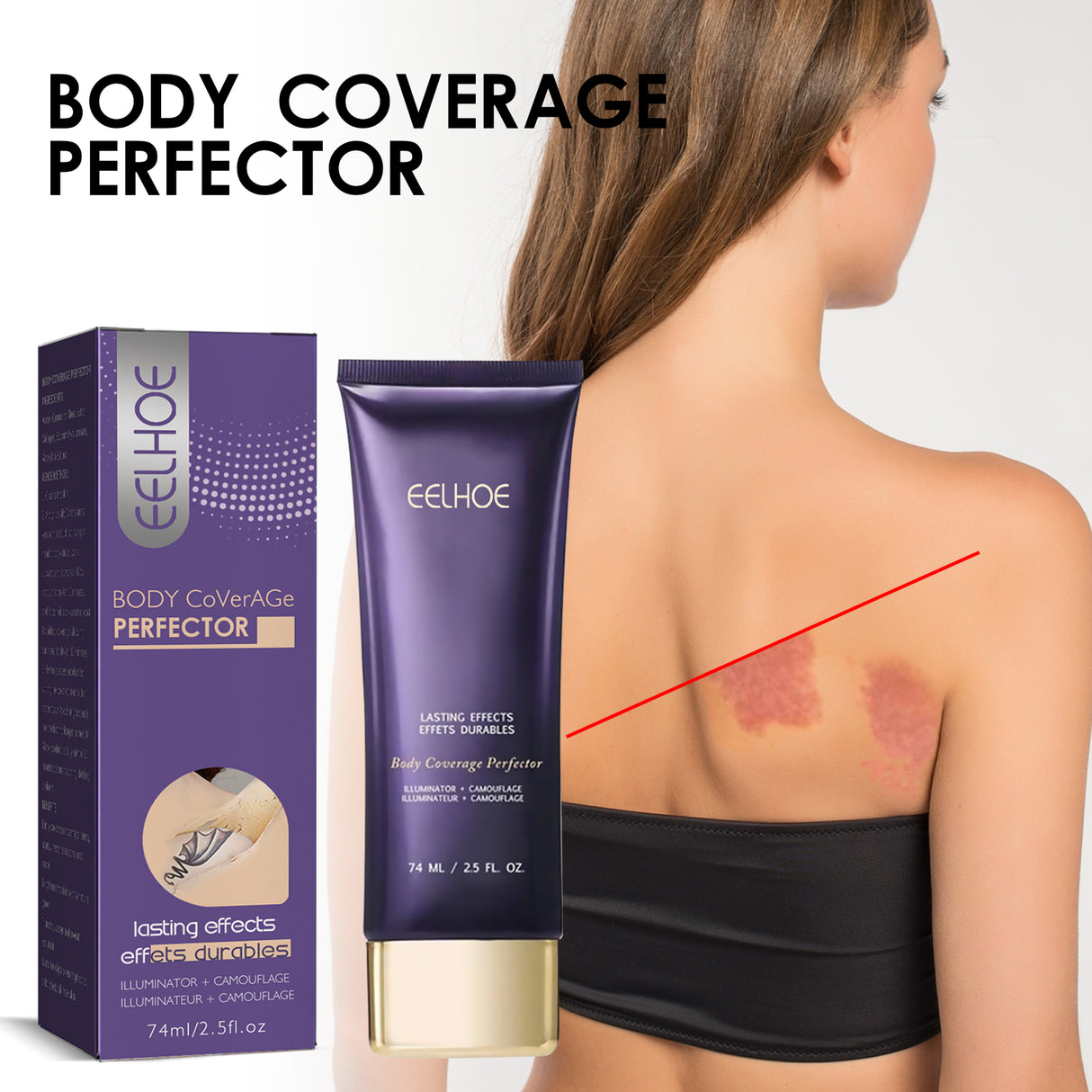 Tattoo Concealer Cover Body Tattoo Scars BirthMark Moisturizing Whitening Invisible Concealer - V.I.P Digital Presence