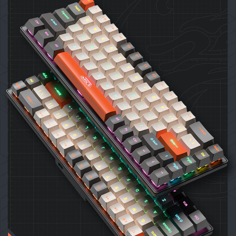 Customized mechanical keyboard TYPE-C wired green axis, red axis, tea axis, black axis - V.I.P Digital Presence