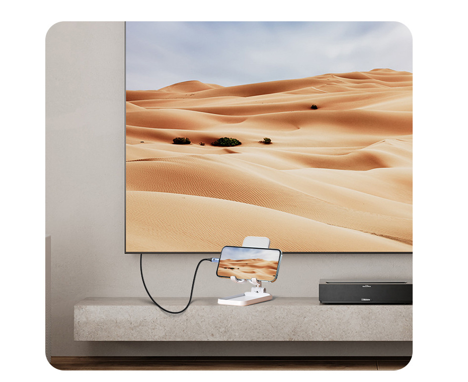 Data cable 100W mobile phone computer fast charging hard drive high-speed transmission 4k screen mirroring - V.I.P Digital Presence