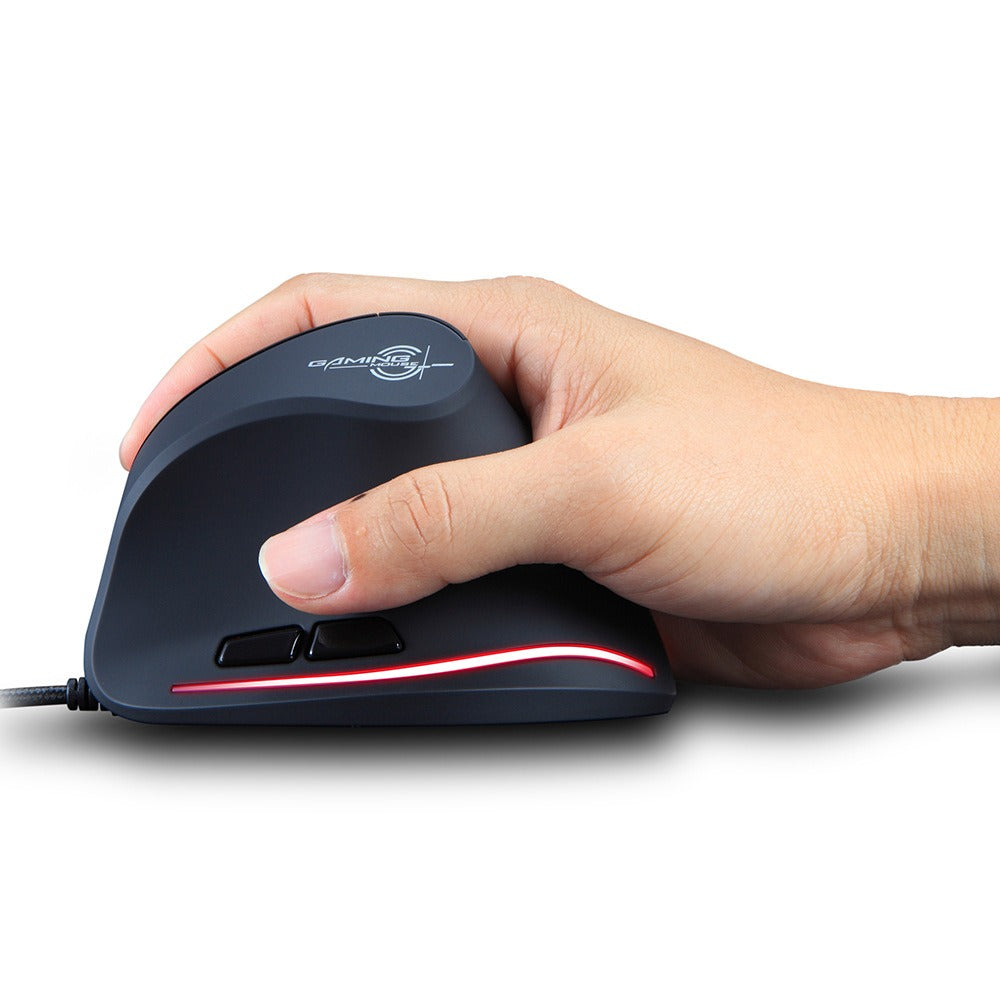 ZELOTES T20 Vertical Mouse Grip Ergonomic Laptop Desktop Wired Mouse - V.I.P Digital Presence