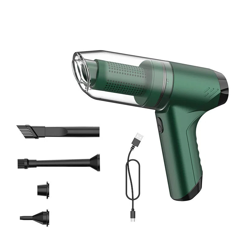 Wireless car vacuum cleaner small handheld blowing and suction dual-use with super large suction power for locomotives - V.I.P Digital Presence