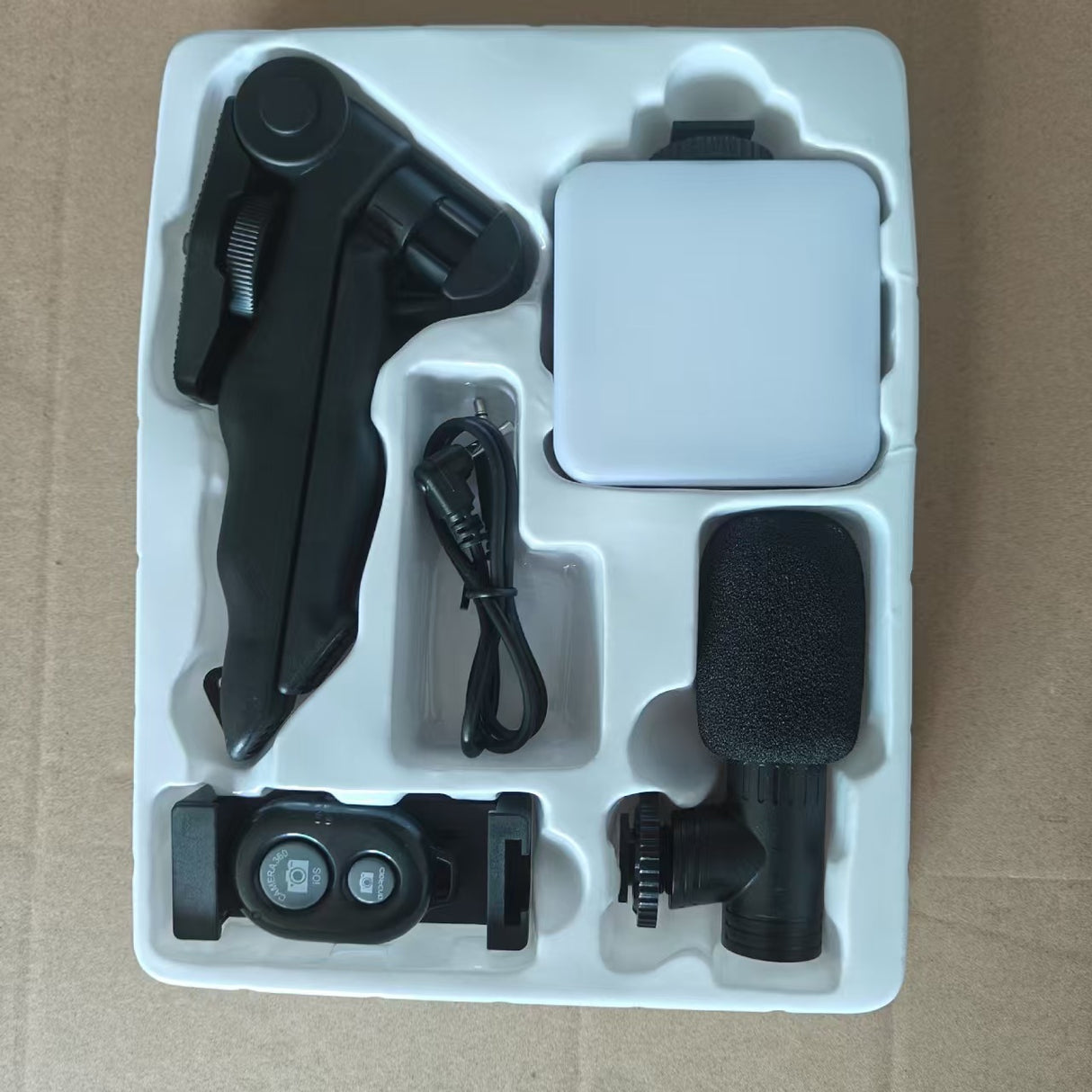 Desktop Beauty Leg Pocket Fill Light with Microphone Set Single Reflex Conference Lamp Handheld Photography with Microphone - V.I.P Digital Presence