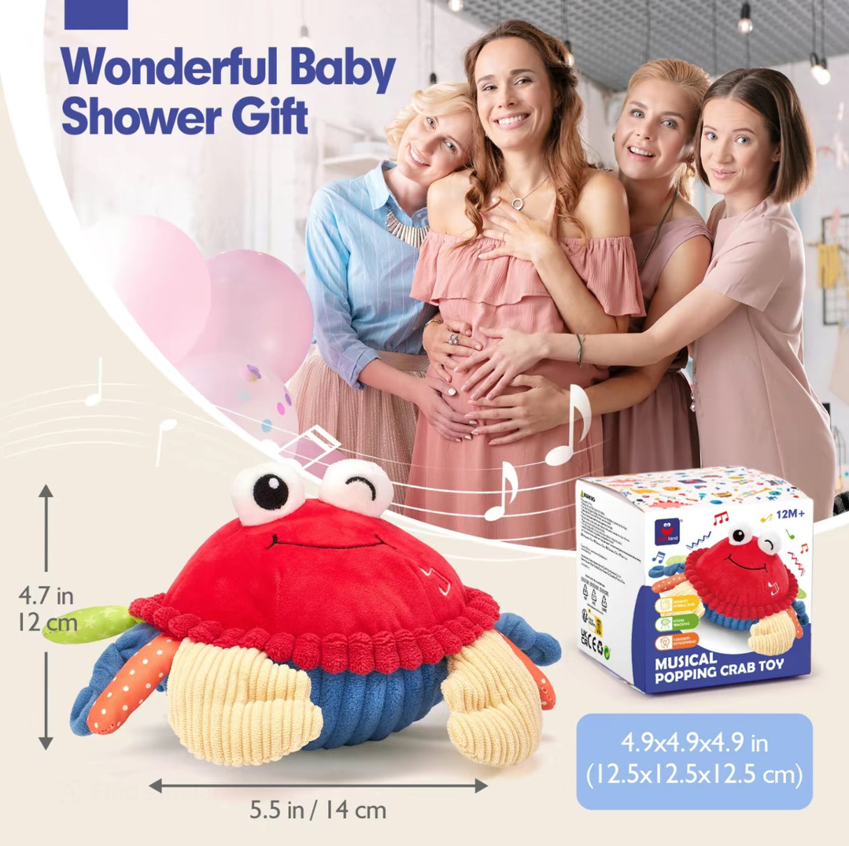 BounceBuddy Musical Crab