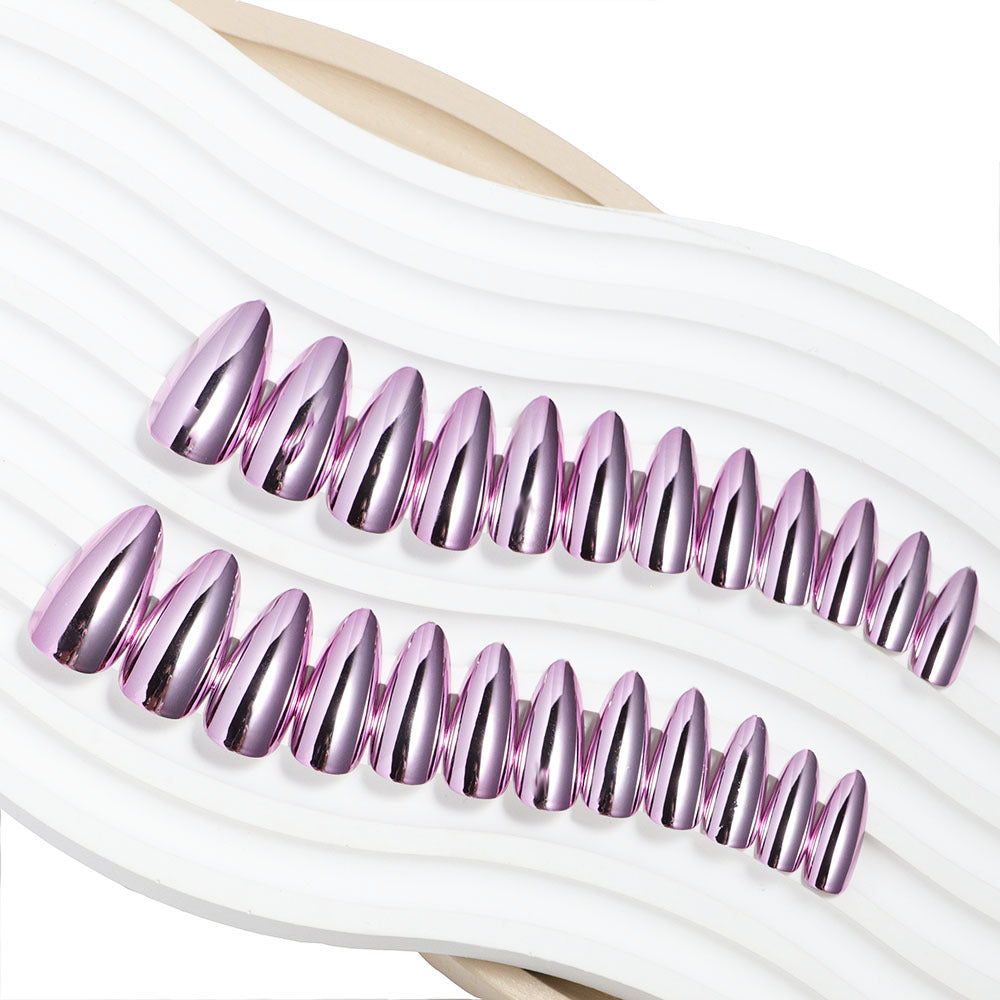 Wearable Nails European and American Style Electroplated Fake Nails Bronze Wearable Patch Manicure Nail Finished Products - V.I.P Digital Presence