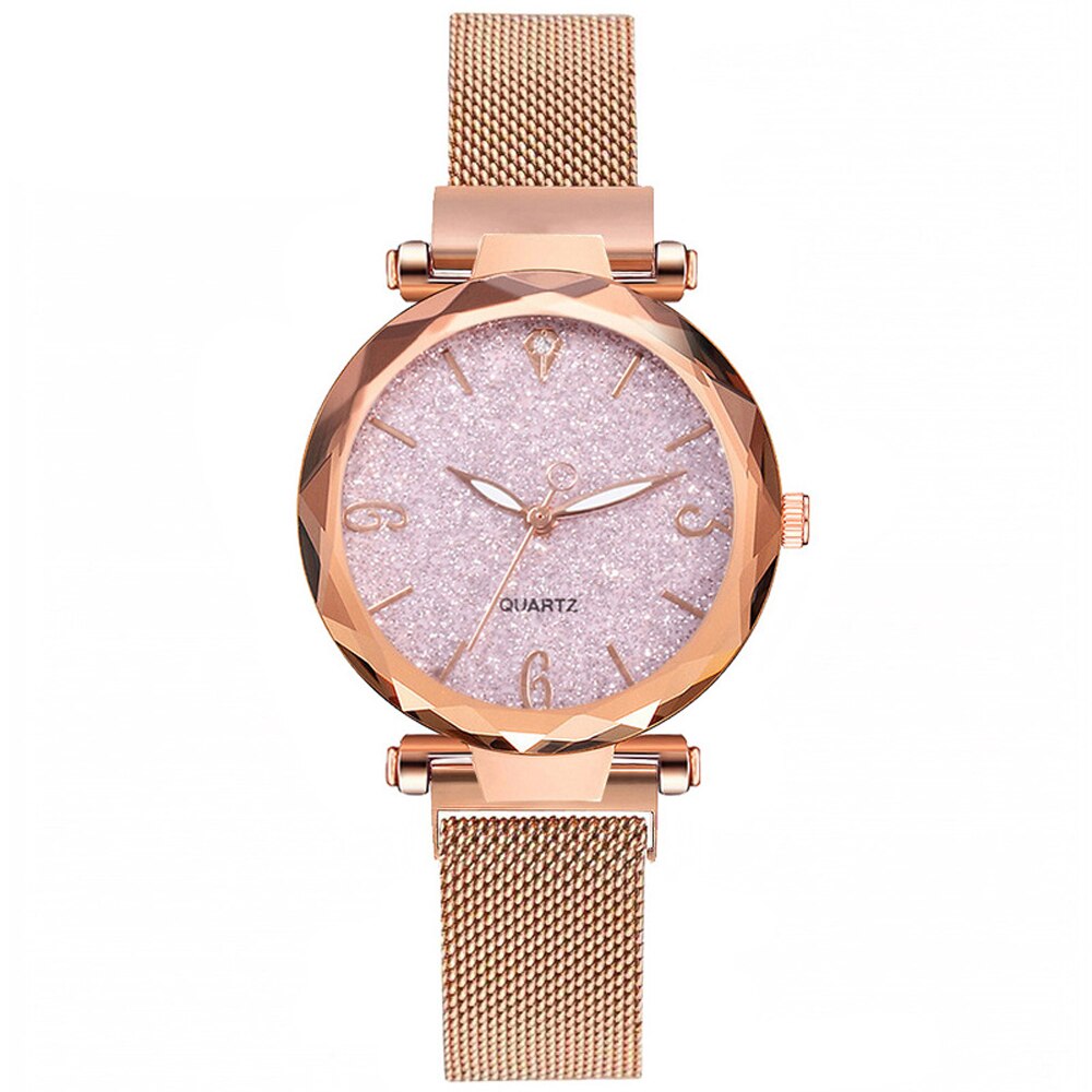 Rose Gold Women Watch Top Brand Luxury Magnetic Starry Sky Lady Wrist Watch Mesh Female Clock For Dropship relogio feminino - V.I.P Digital Presence