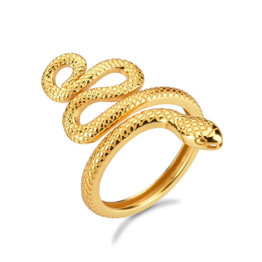 925 Sterling Silver Snake Shape Ring - V.I.P Digital Presence
