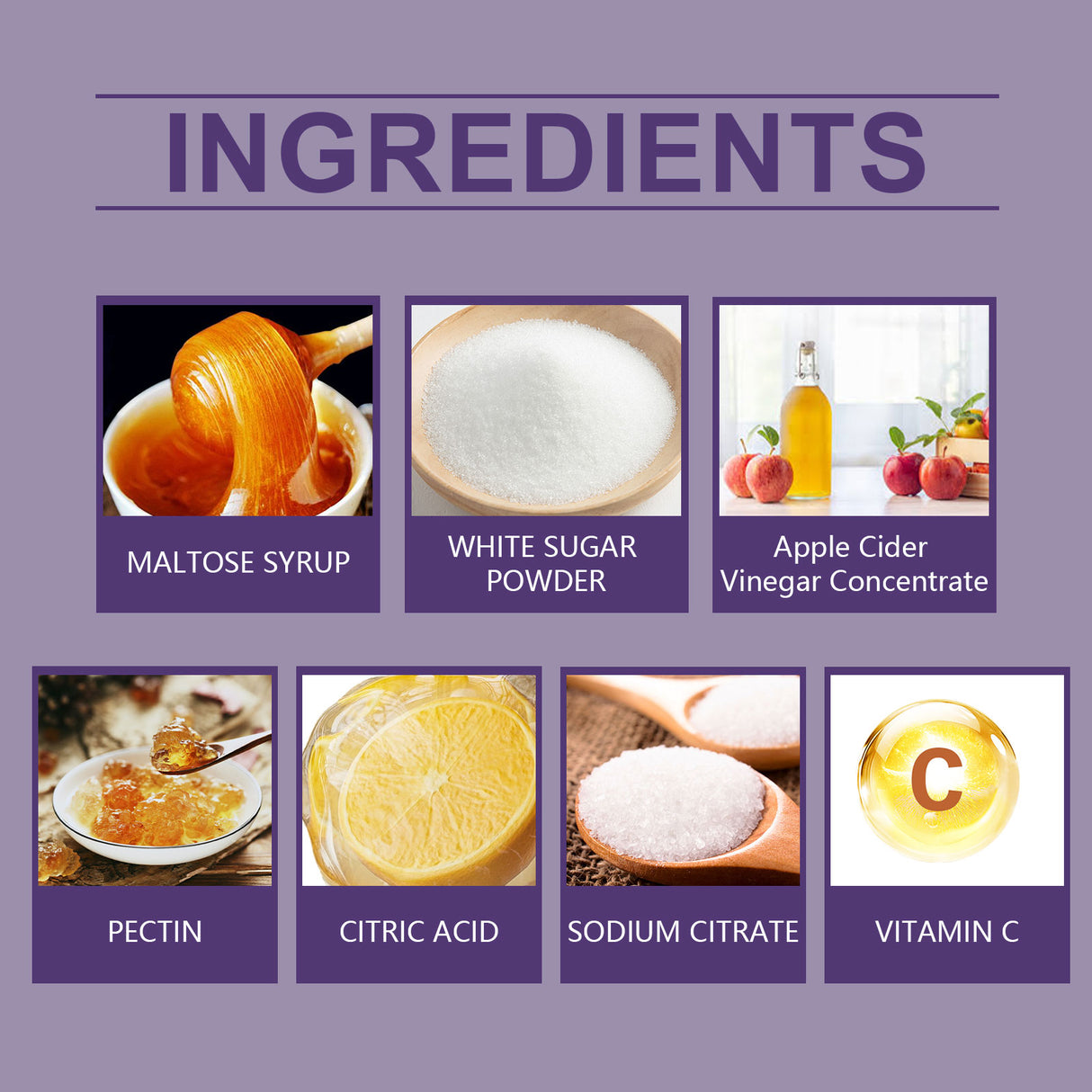 Dietary Gummies, Vitamin Supplement To Improve Immunity Apple Cider Vinegar Fudge - V.I.P Digital Presence