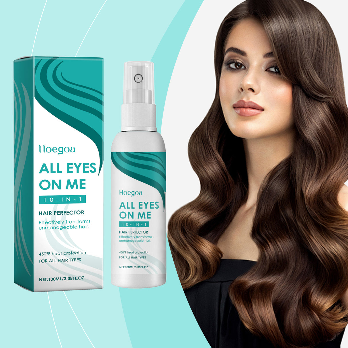 Hair Care Essence Spray Nourishes Hair, Leaves Fragrance, Moistens And Smoothes Straight Curls, Maintaining Fragrance - V.I.P Digital Presence