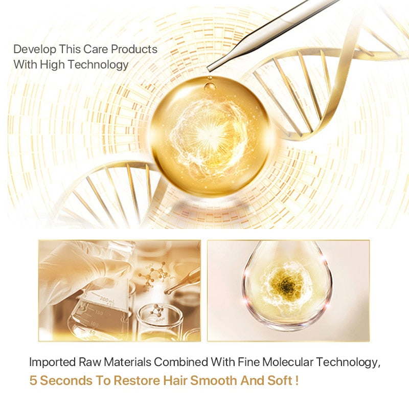 HAIRINQUE 50ml Magical treatment hair mask moisturizing nourishing 5seconds Repair hair damage restore soft hair care mask - V.I.P Digital Presence