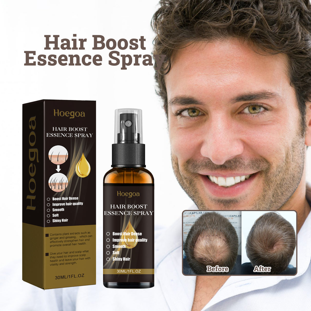 Hair Enhancement Spray Anti-Loss Hair Enhancement Repair Strong And Dense Hair Treatment Spray - V.I.P Digital Presence
