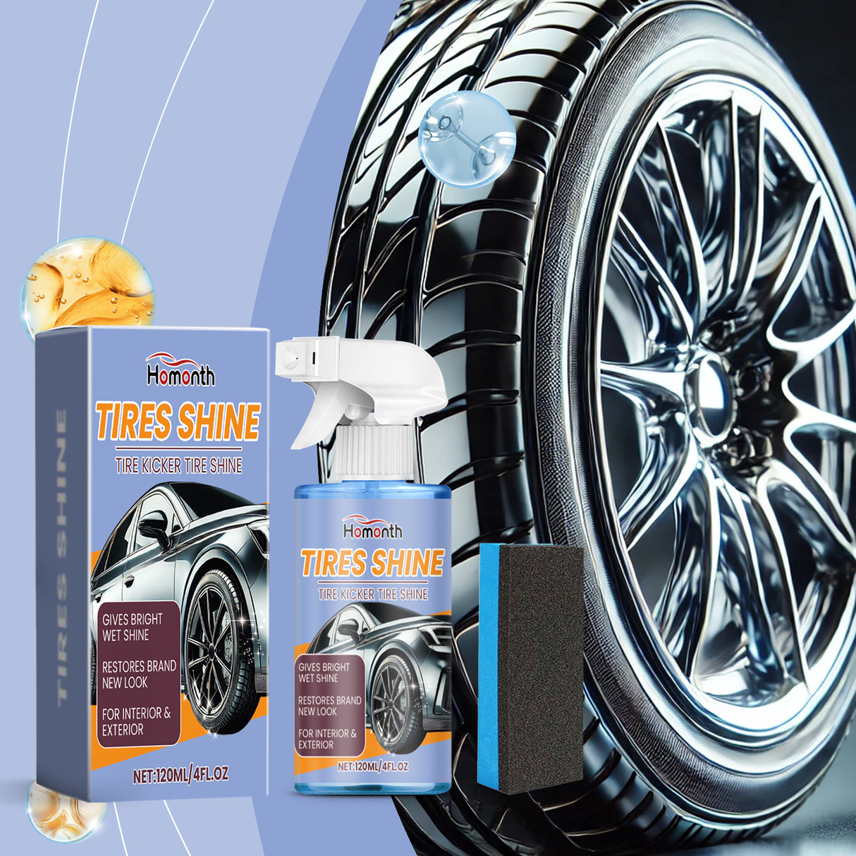 Automobile Tire Retreading Spray Tire Protection Oil Glaze Waterproof Antifouling Lasting Retreading Spray - V.I.P Digital Presence