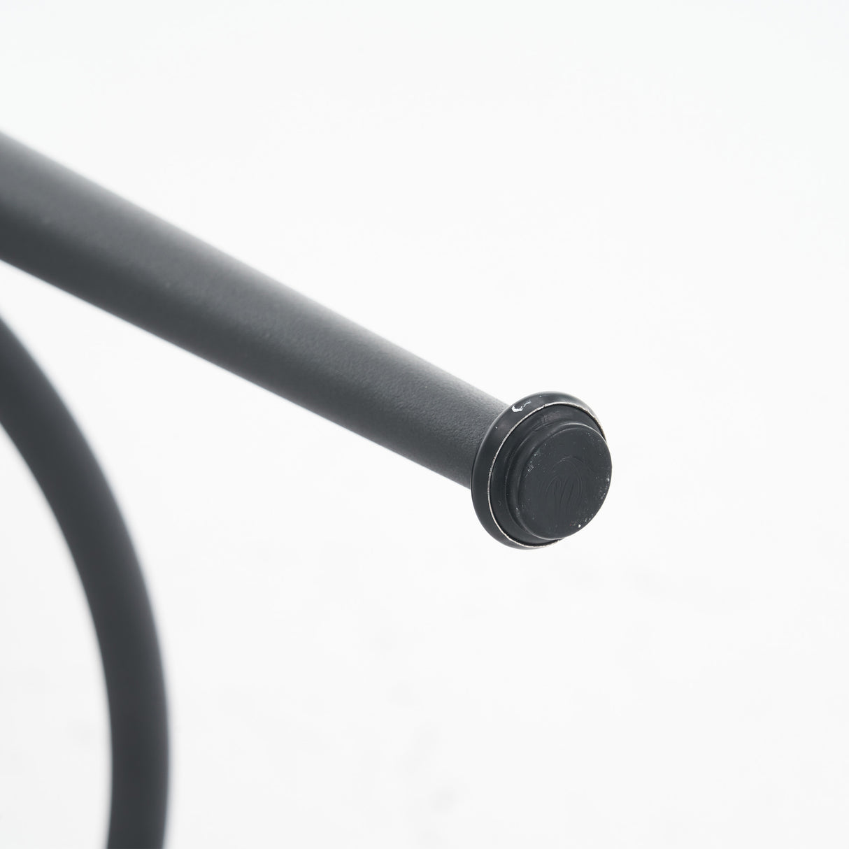 A set of 2 gray rotating bar stools - high backrest, adjustable, with elegant metal backrest decoration - V.I.P Digital Presence