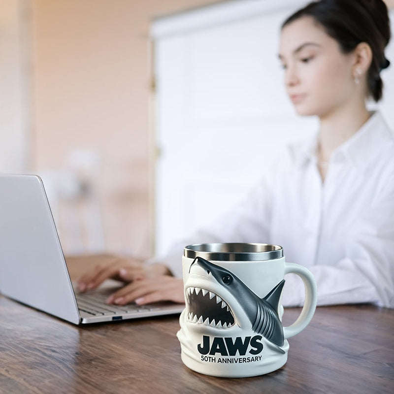 3D Shark Mug - Ocean-Themed Decor Gift for Fans & Collectors - V.I.P Digital Presence