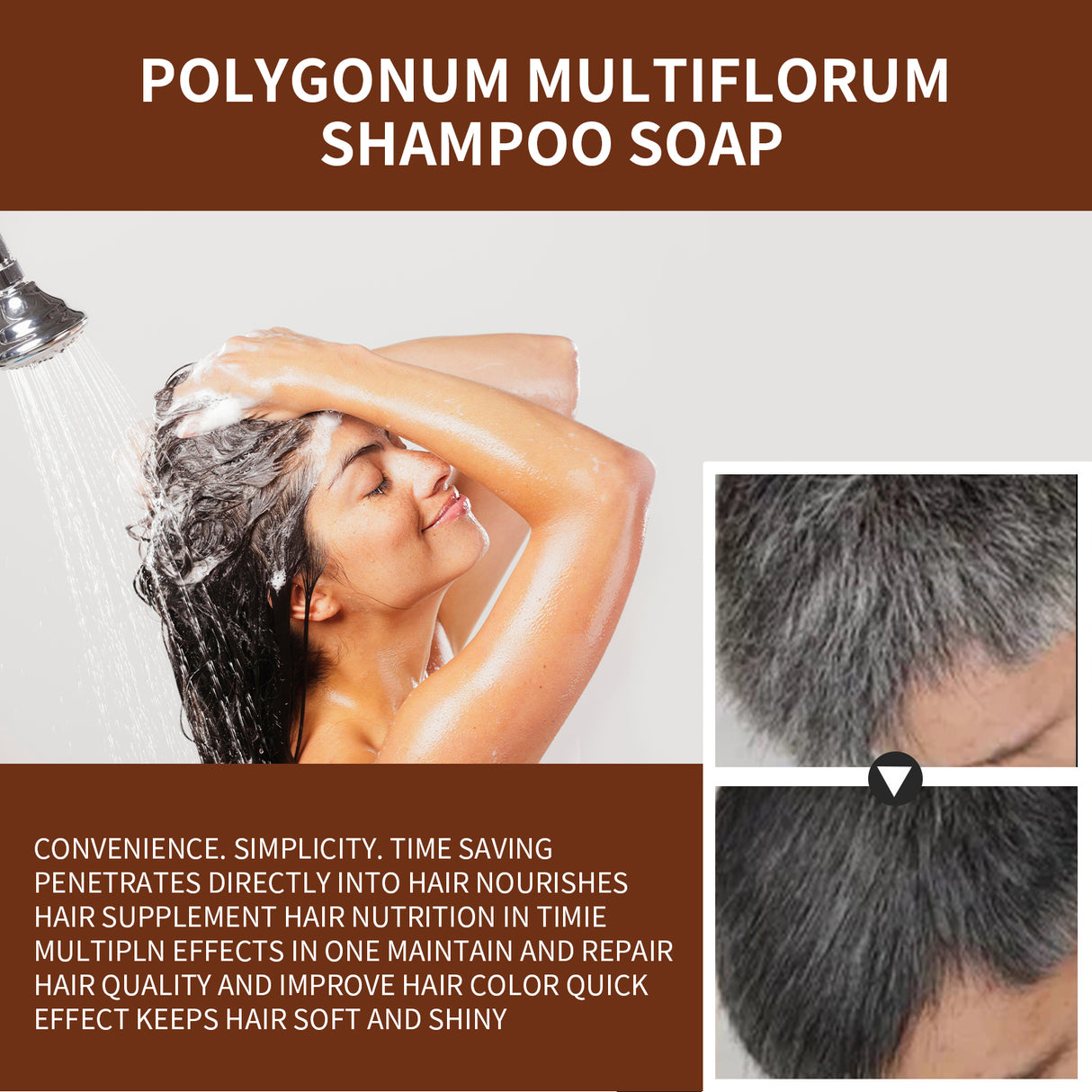 Polykum Multiflorum Repair Shampoo Natural Black Hair Moisturizing And Smoothing Shampoo - V.I.P Digital Presence
