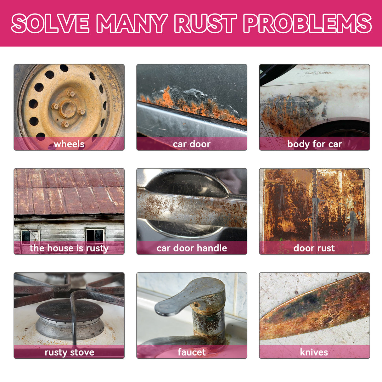 Auto Rust Remover Auto Wheel Hub Handlebar Parts Rust Cleaning And Decontamination Multi-Function Rust Remover - V.I.P Digital Presence