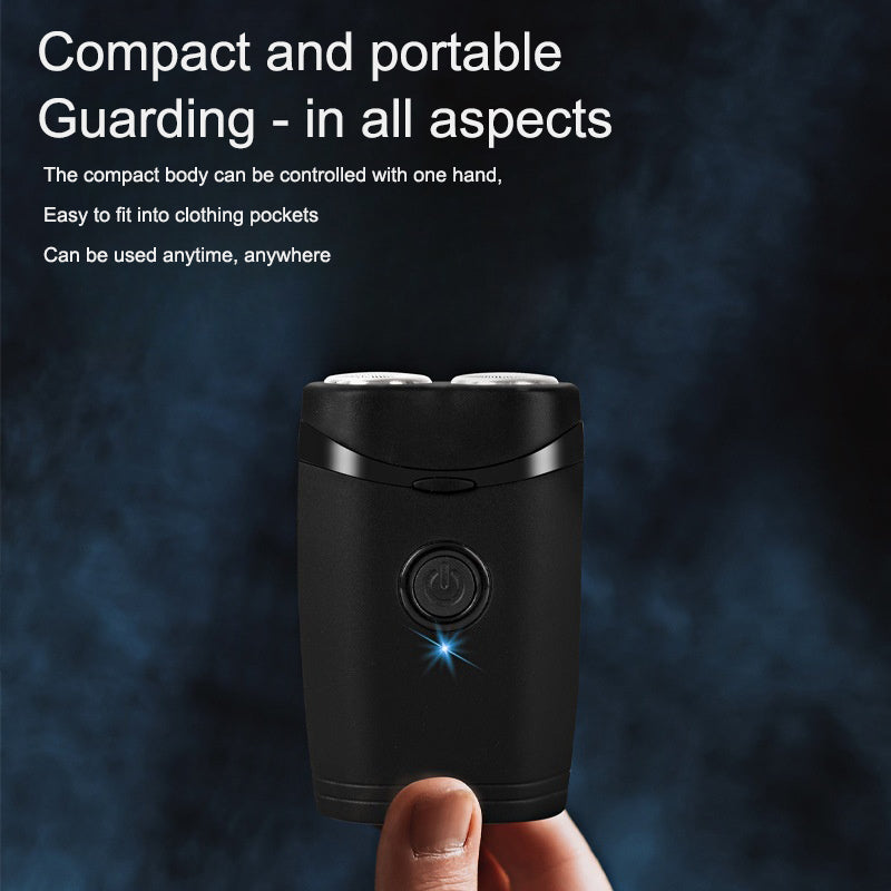 Portable men's dual head electric shaver shaver shaving device - V.I.P Digital Presence