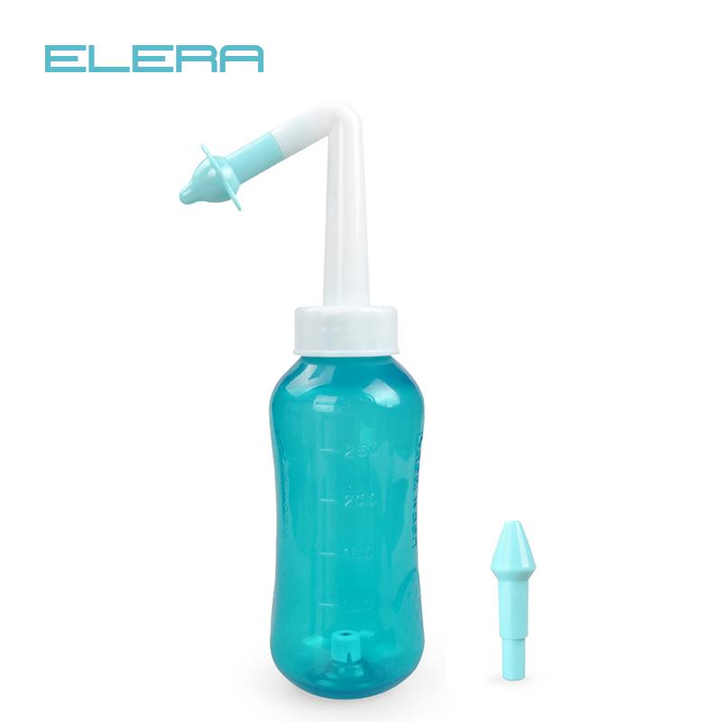 ELERA 300ml Double Nozzles Nasal Irrigator Wash Nasal Irrigation Pot Cleaner Bottle - V.I.P Digital Presence