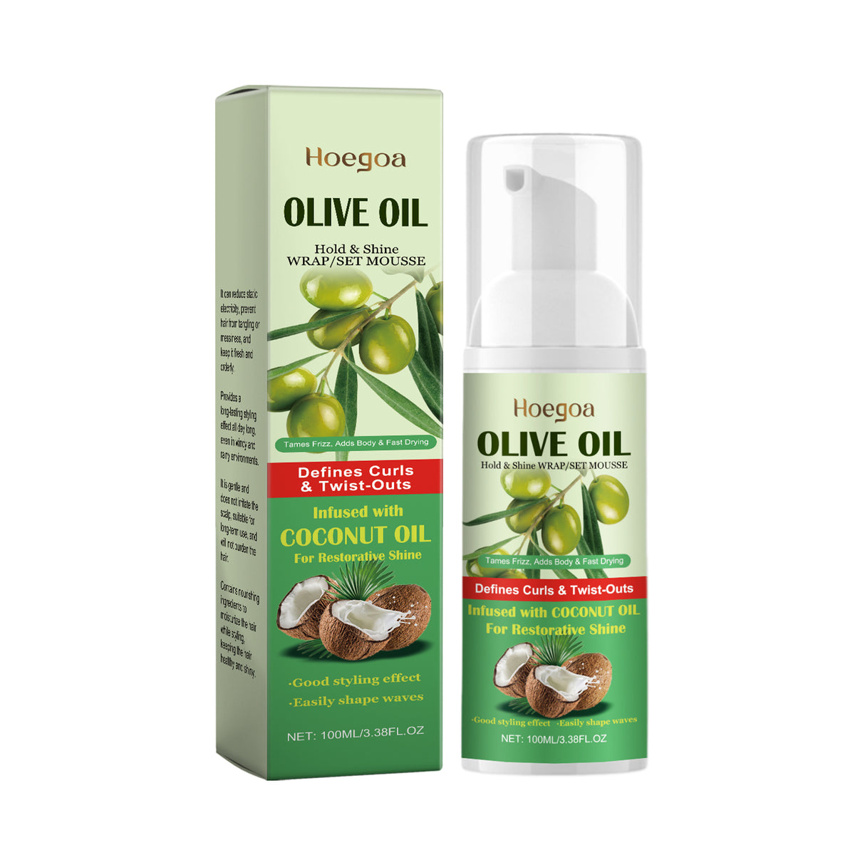 Hair Styling Foam Mousse Refreshing Oil Control Light Protection Volume Fluffy Long-Lasting Styling Dry Hair Mousse - V.I.P Digital Presence