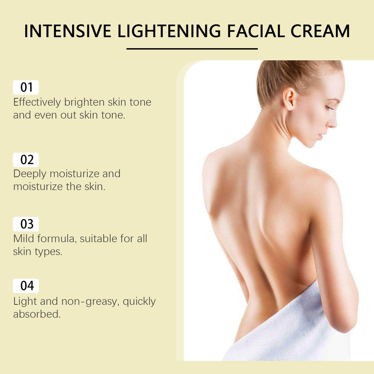 Facial Moisturizer Moisturizing Brightening Lighten Fine Lines Firming, Smoothing And Nourishing Facial Skin Cream