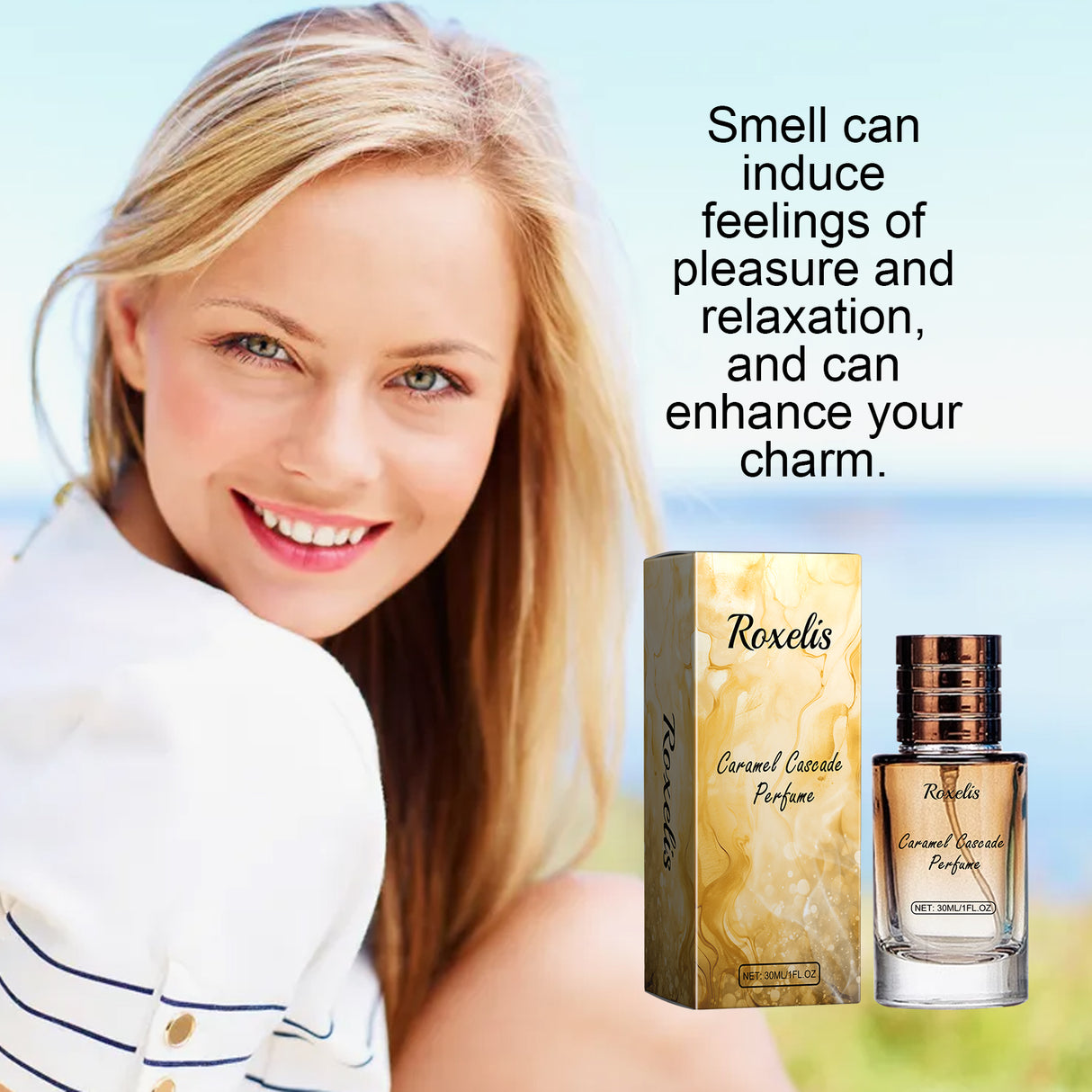 Caramel Cascade Perfume, Fresh Natural Light Fragrance Niche Perfume Exudes Charm Couple Dating Fragrance Perfume - V.I.P Digital Presence