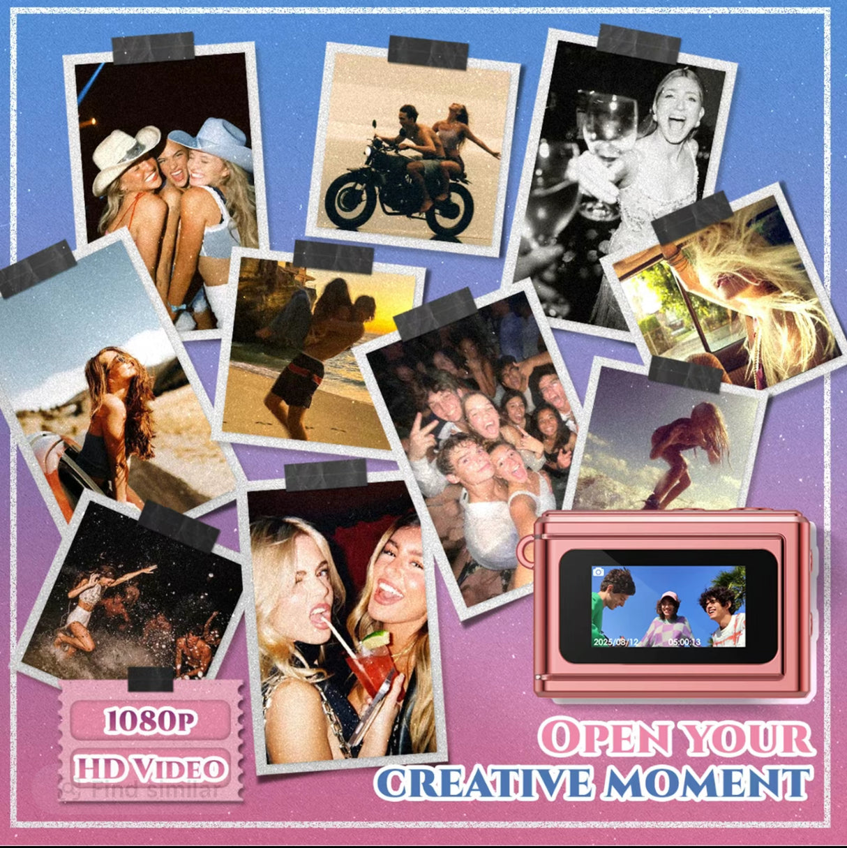 RetroVibe Mini Camera