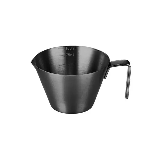 304 Stainless Steel Espresso Measuring Cup Small 100ml Espresso Shot Cup Dishwasher Safe V-Shaped Mouth - V.I.P Digital Presence