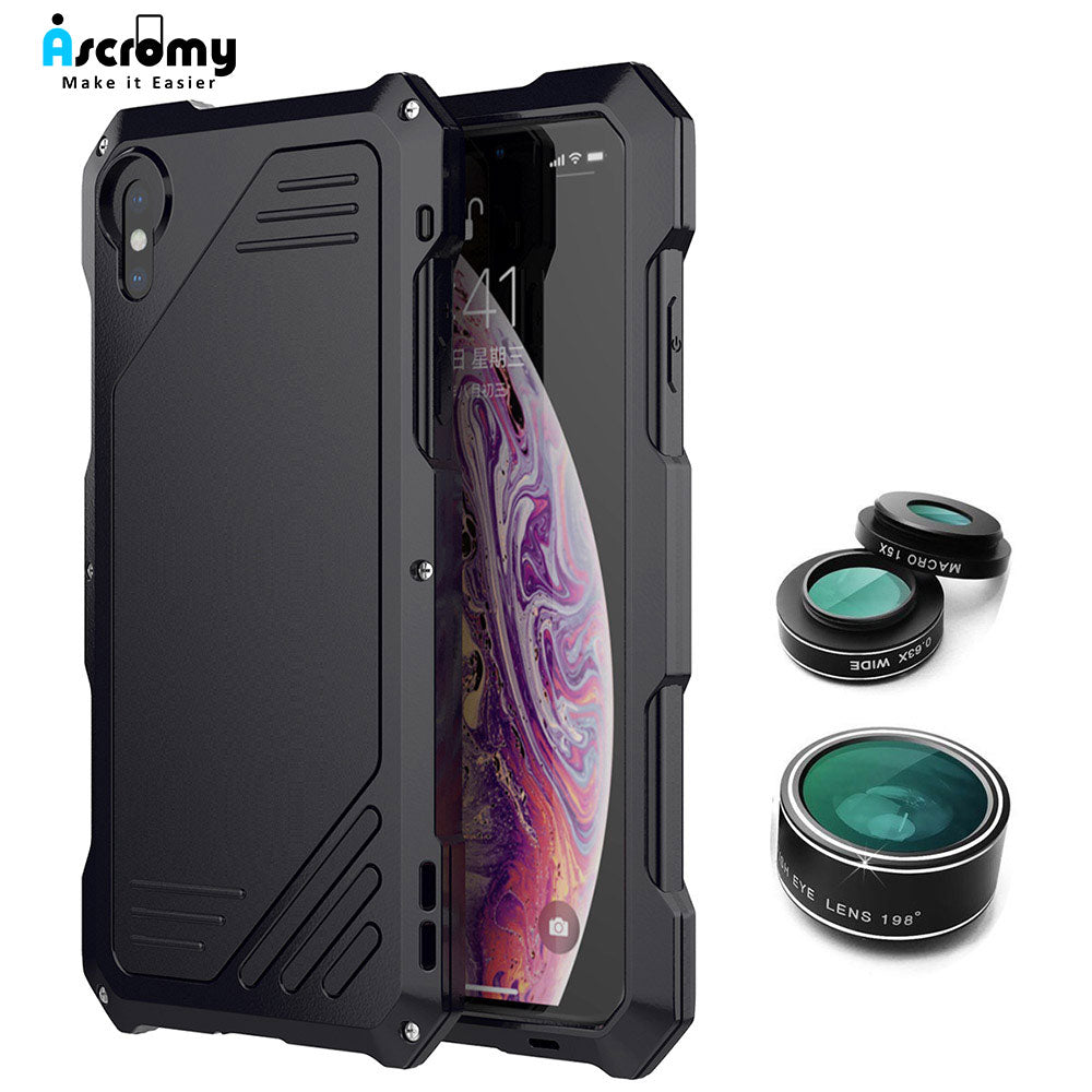 For iPhone XS Max Lens Kit Case Fisheye Macro Wide Angle - V.I.P Digital Presence