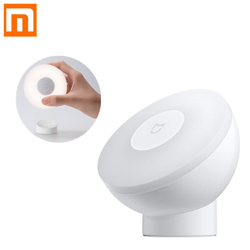 Lámpara nocturna Xiaomi Mijia de segunda generación con atracción magnética, rotación de 360 grados, sensor infrarrojo ajustable
