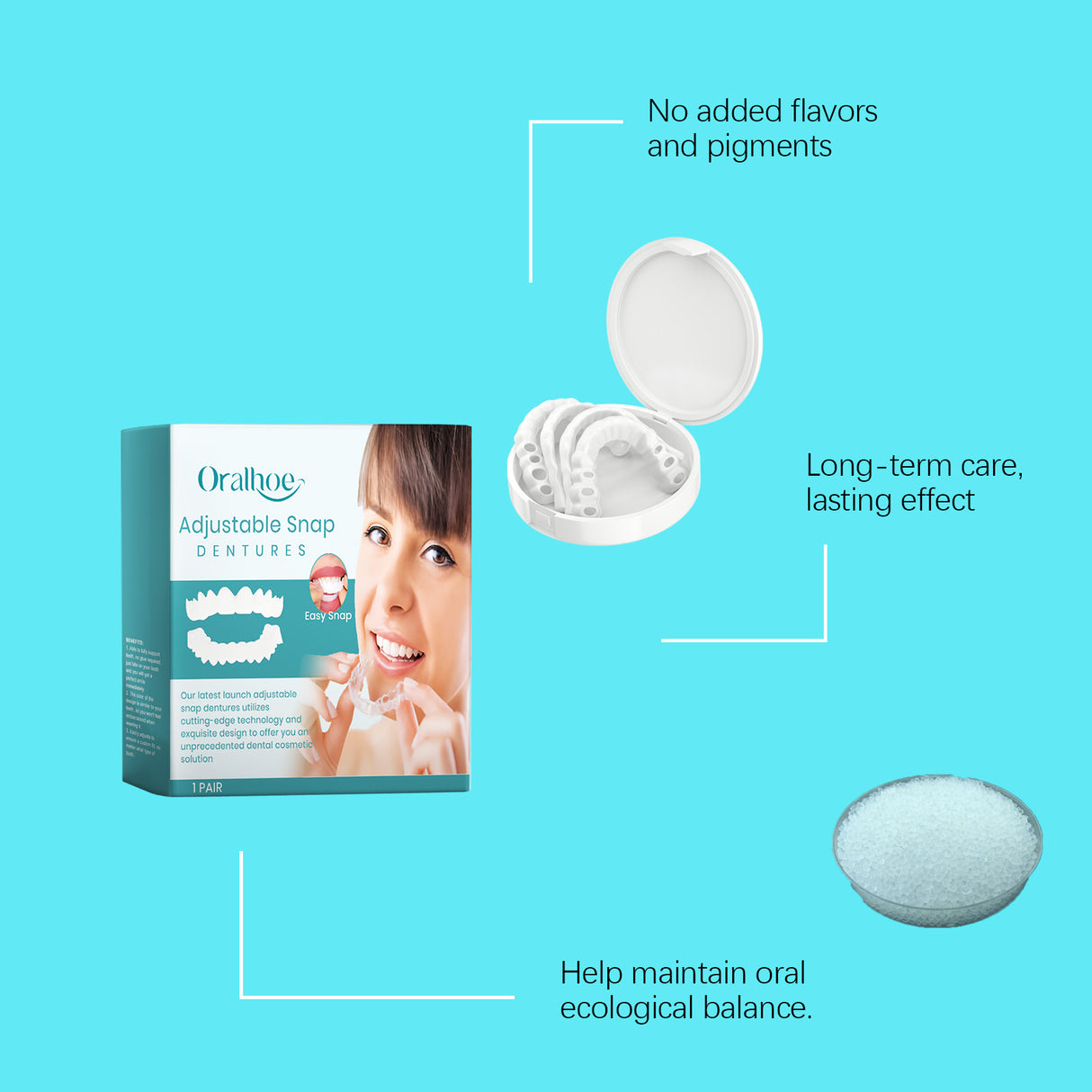 Adjustable Buckle Dentures, Comfortable Adjustable Dentures To Fit The Mouth Chewing Force And Fit The Teeth - V.I.P Digital Presence