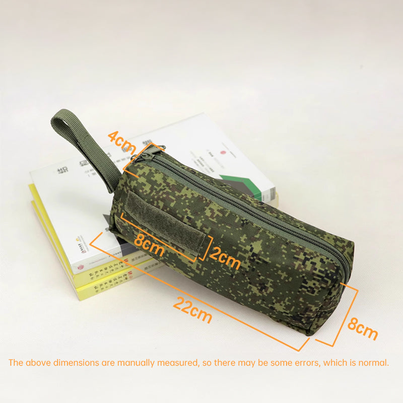 Cold War-era large-capacity tactical storage bag – versatile MOLLE-compatible pouch for students/stationery or tactical use. - V.I.P Digital Presence