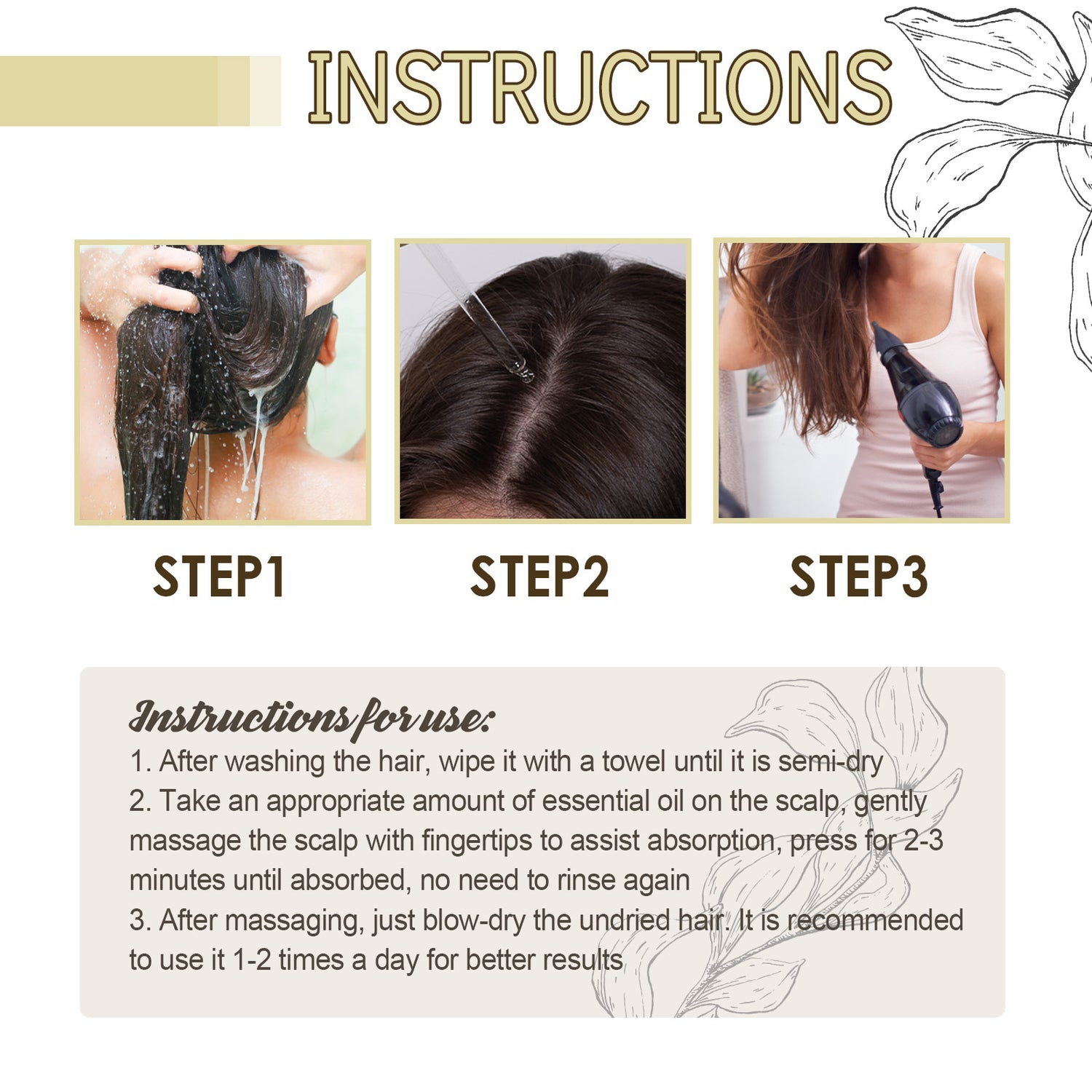 Rosemary Essential Oil For Hair Care, Gentle And Nourishing Hair Care Oil - V.I.P Digital Presence