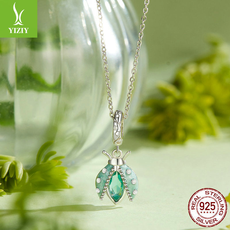 Silver Charm Original Forest Oasis Butterfly Ladybug DIY Bracelet Beads Spring Fresh s925 Pure Silver Beads - V.I.P Digital Presence