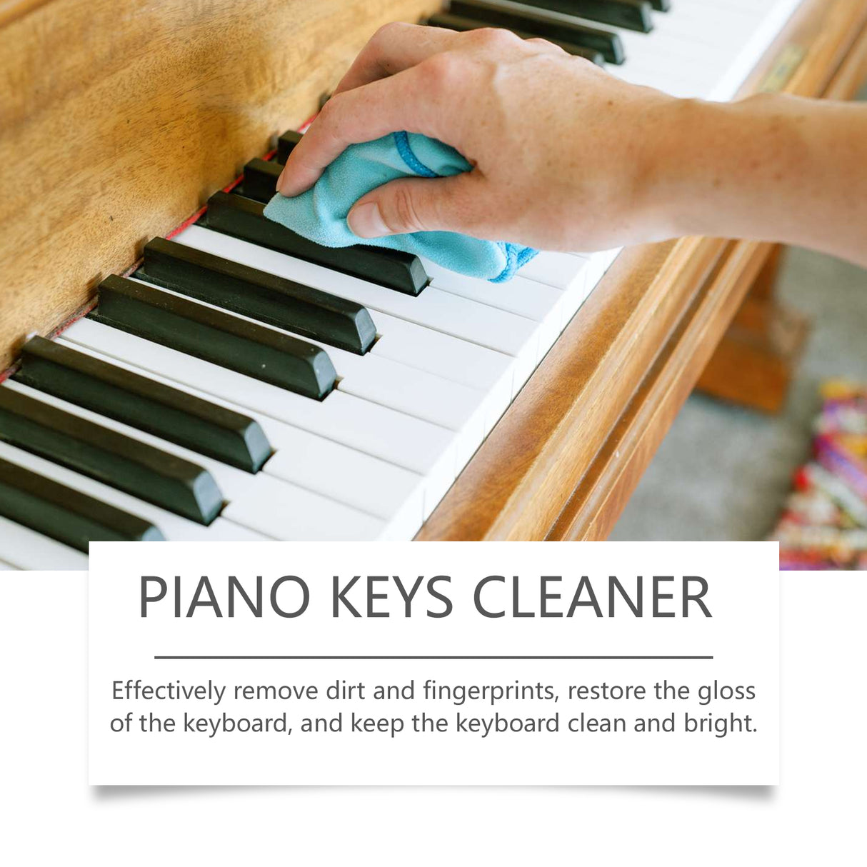 Piano Key Cleaner Cleans Key Stains Gently And Protects Multi-Function Keyboard Cleaner Spray - V.I.P Digital Presence