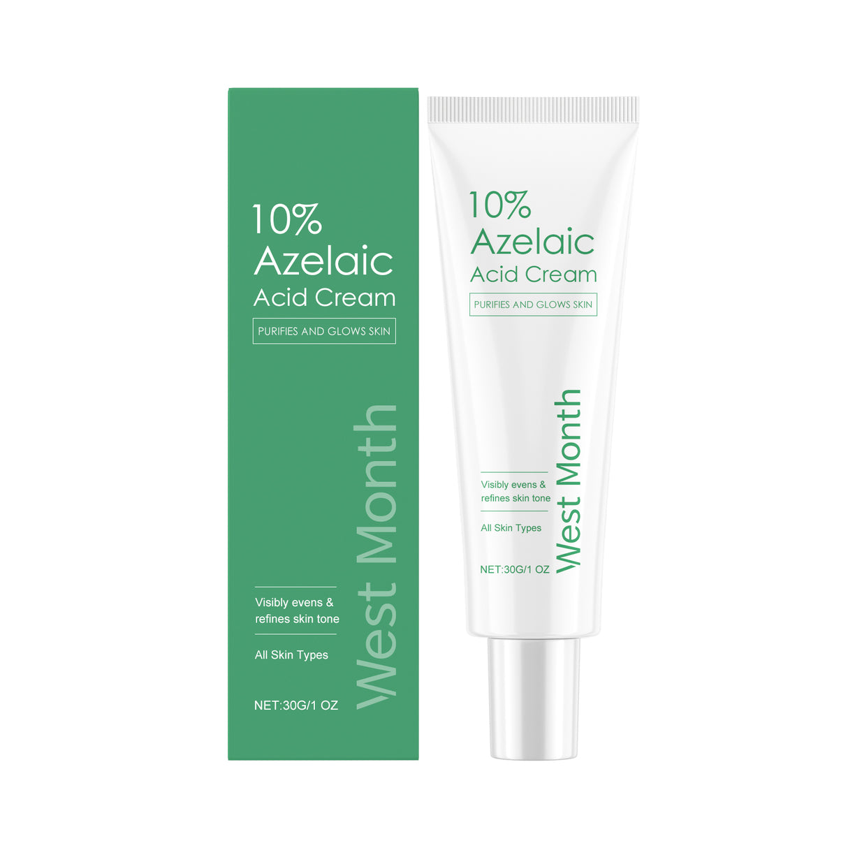 Azelaic Acid Essence Cream, Repair Moisturizing Moisturizing Face Oil Control Moisturizing Mild Refreshing Cream