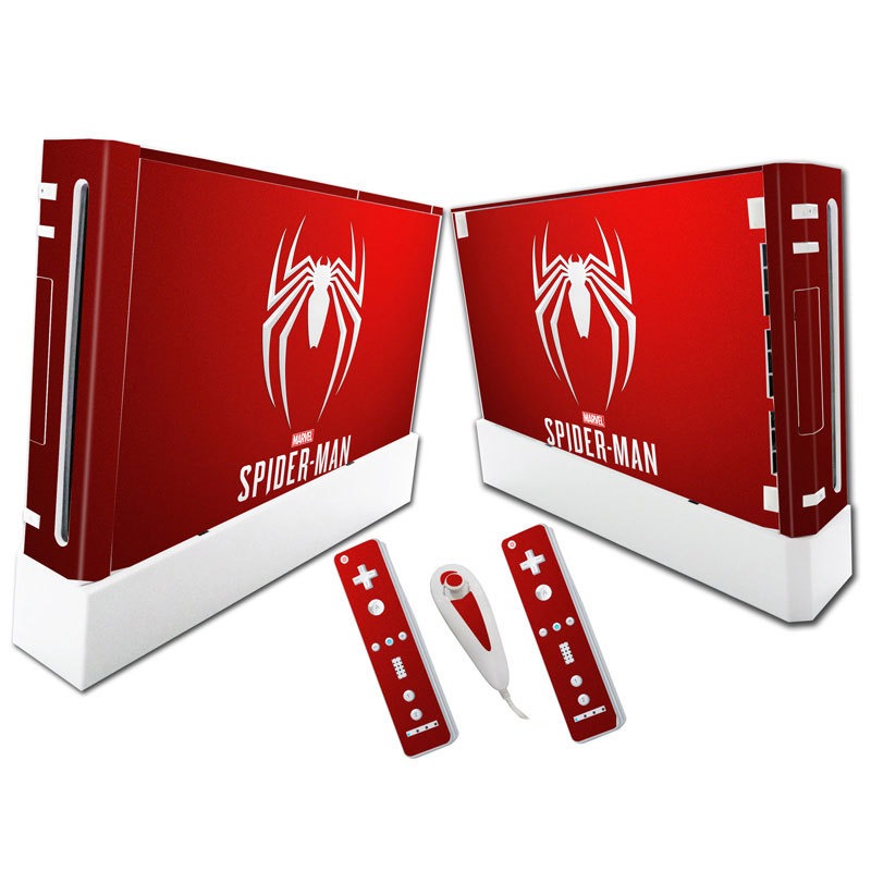 Suitable for WII stickers wii console cartoon protective film Spider-Man Fortress Night multiple styles without leaving glue - V.I.P Digital Presence