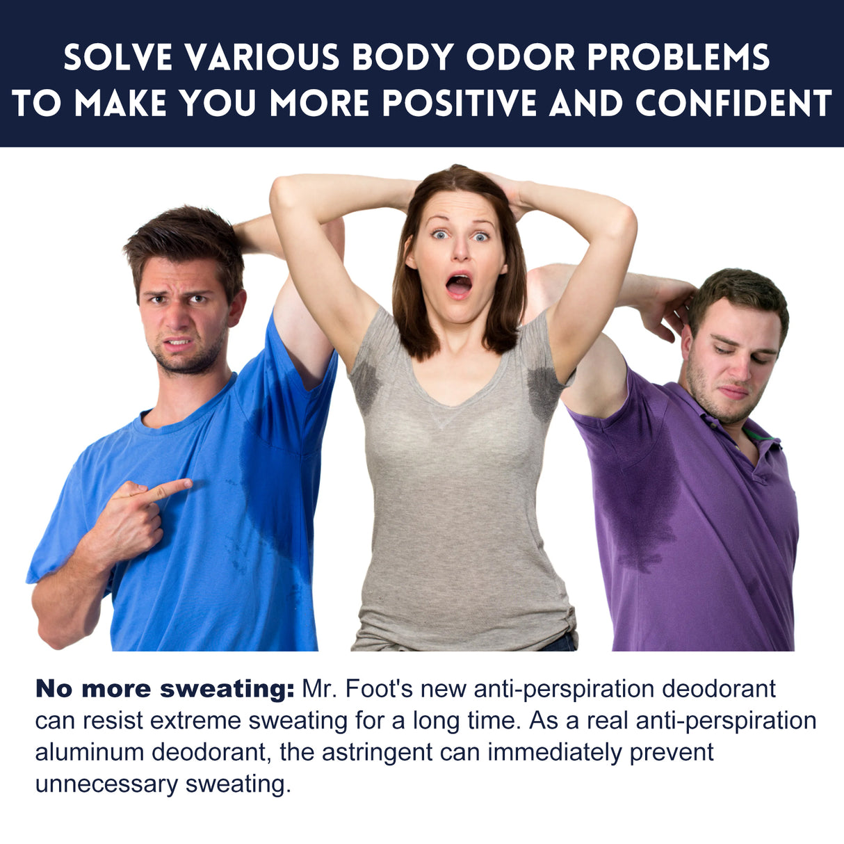 Underarm Deodorant Spray, Fresh Underarm Odor Portable Deodorant Anti-Perspirant Spray