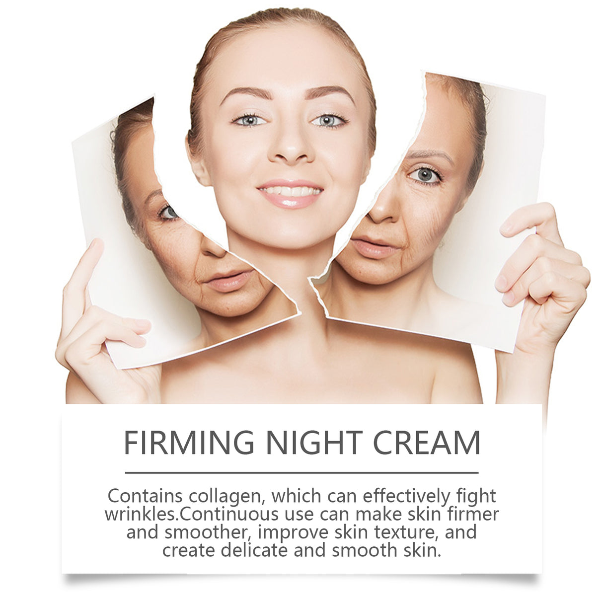 Firming Cream Moisturizes, Removes Fine Lines, And Improves Facial Skin Elasticity, Smoothness And Fineness
